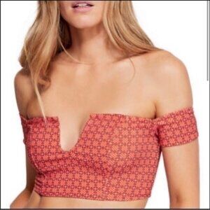 Free People Crop Top tank off shoulder Brami XS Last one!